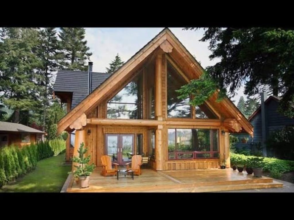 Wood and Log House