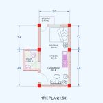 Apartment Design Ideas | 1RK Unit Plan Autocad DWG file