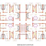 3BHK Apartment Floor Plan Autocad DWG file