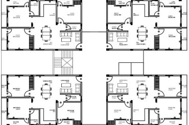 Housing Block Floor Plan Details