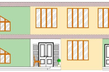 Autocad DWG file of Residence floor plans