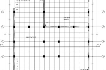 Restaurant Reflected Ceiling Plan Details