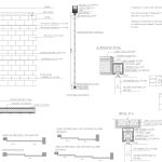 Sliding door plan, elevations, sections with all fixing details