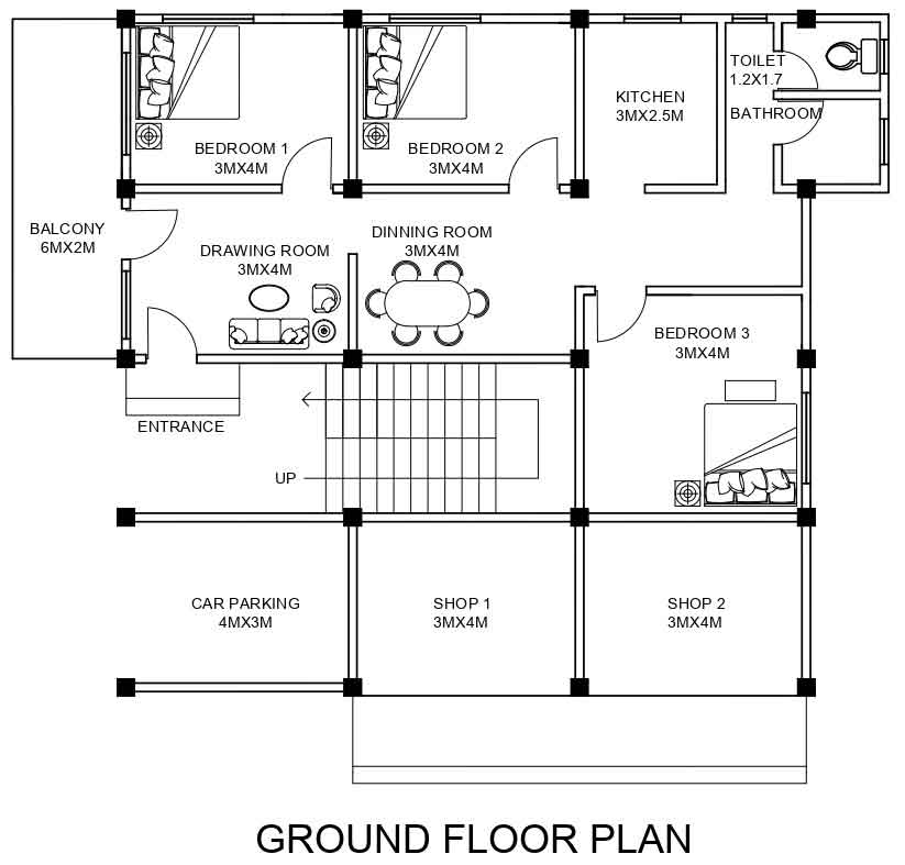 House Architectural Planning Floor