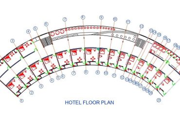 Hotel Floor Plan Autocad File | Hotel Design