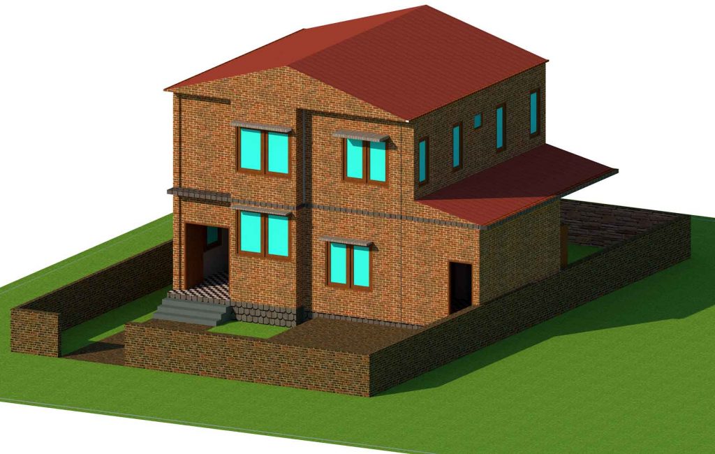 Residence SketchUp model 