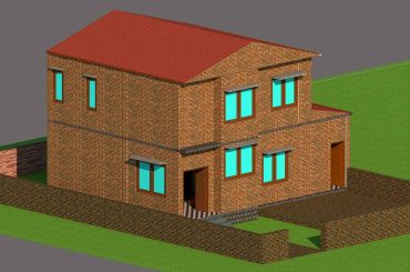 Residence SketchUp model 3D file | G+1 Residence