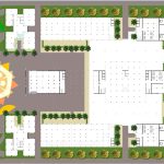 Housing Apartment Site Plan Rendering