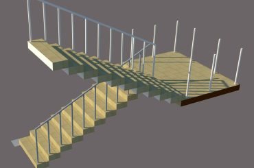 Staircase SketchUp file | Staircase 3D file