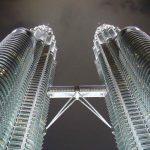 Petronas Tower: the blue-painted rainbow