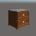 SketchUp model free download | Bedside table