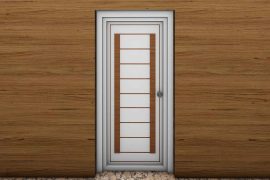 Door model | Single shutter Door | SketchUp model free download