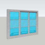 SketchUp model free download | Sliding window