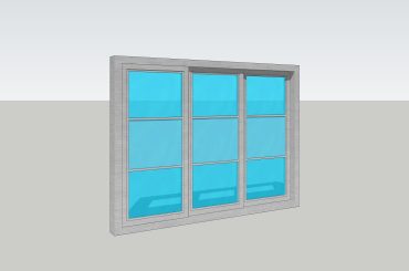 SketchUp model free download | Sliding window