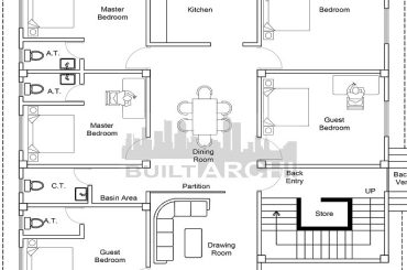 House Drawing Autocad | 5BHK House Plan | Free download