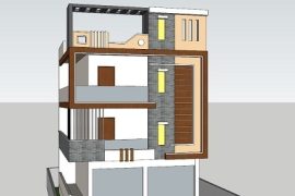 G+2 house design | 3D house design model