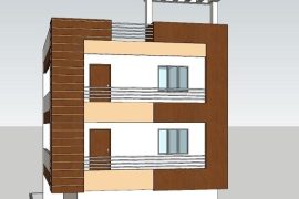 G+2 residence design | SketchUp house design