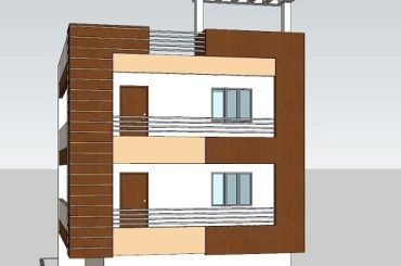 G+2 residence design | SketchUp house design