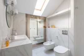 White Bathroom Interior Design ideas for a clean design