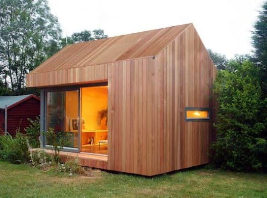 Minimalistic Wood House
