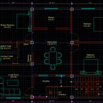 3BHK house plan | AutoCAD house plan | Free download