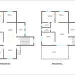 7 Bedrooms Duplex Designs Floor Plan